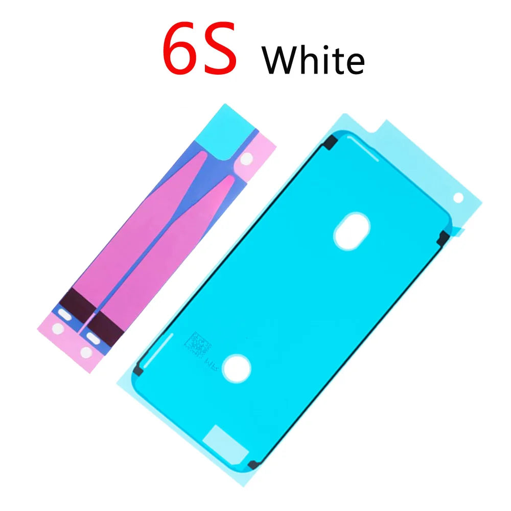 2pcs/set Battery Adhesive Sticker Strips + LCD Display Waterproof Seal Adhesive Sticker for iPhone 6S 7 8 Plus X iPhone phone repair parts