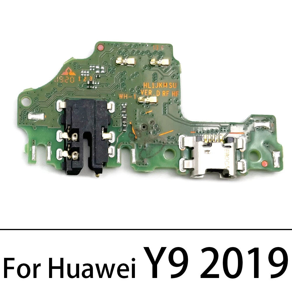 USB Charging Charge Connector Plug Dock Port Flex Cable For Huawei Y5 Y6 Y7 Y9 Prime 2017 2018 2019 Y6P Y6s Y7P Y8P Y9s Y7A 2020 Huawei phone repair parts