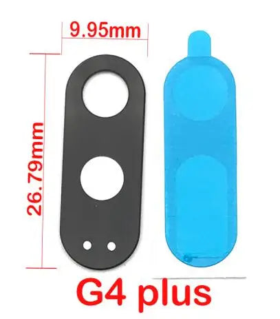 New For Motorola Moto G4 G5 G5s G6 G7 Play Plus Power Back Rear Camera Glass Lens With Sticker Replacement Motorola phone repair parts