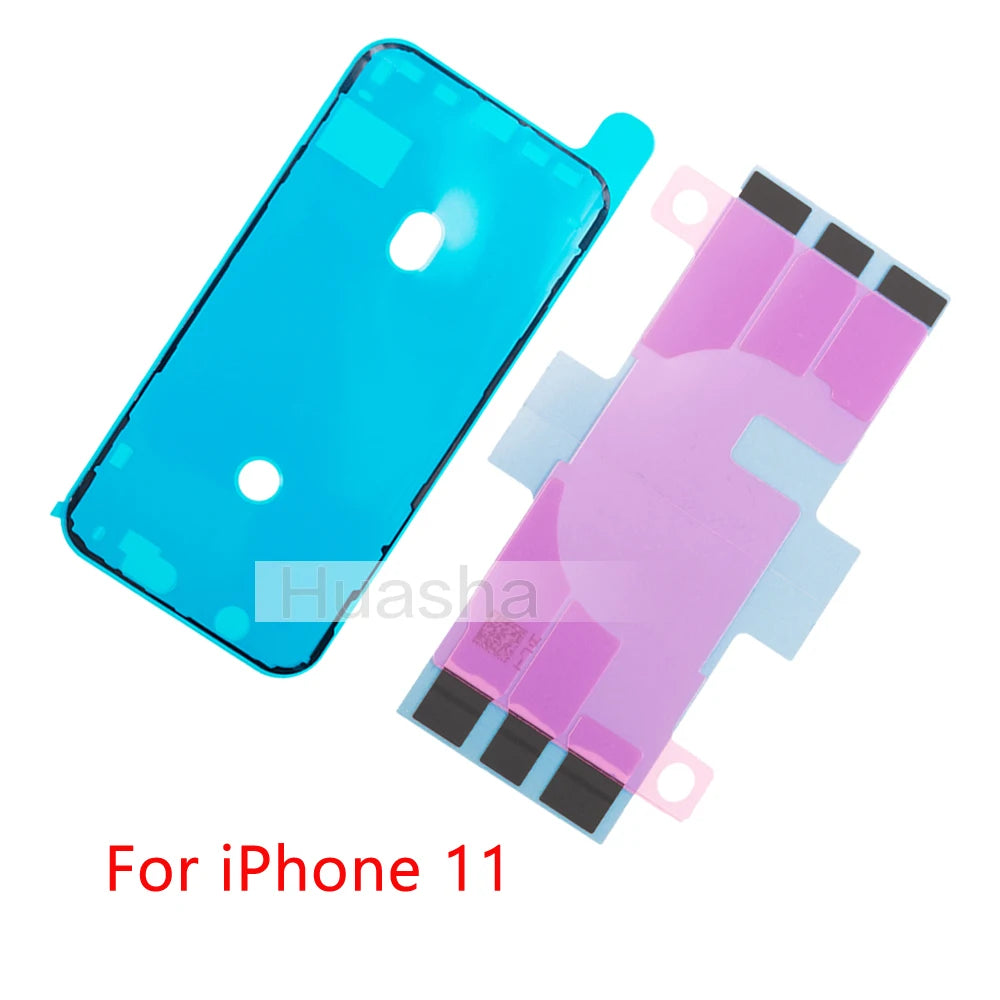 2pcs/lot For iPhone 16 15 14 13 12 11 pro Plus X XR XS Max Battery Sticker Strips + LCD Display Waterproof Seal Adhesive Sticker iPhone phone repair parts