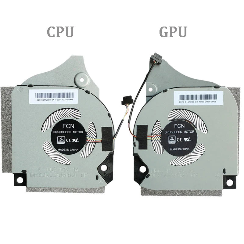 New Original CPU GPU Cooling Fan FOR DELL Inspiron G7 7590 G5 5590 P82F 5V 12V Dell laptop repair parts