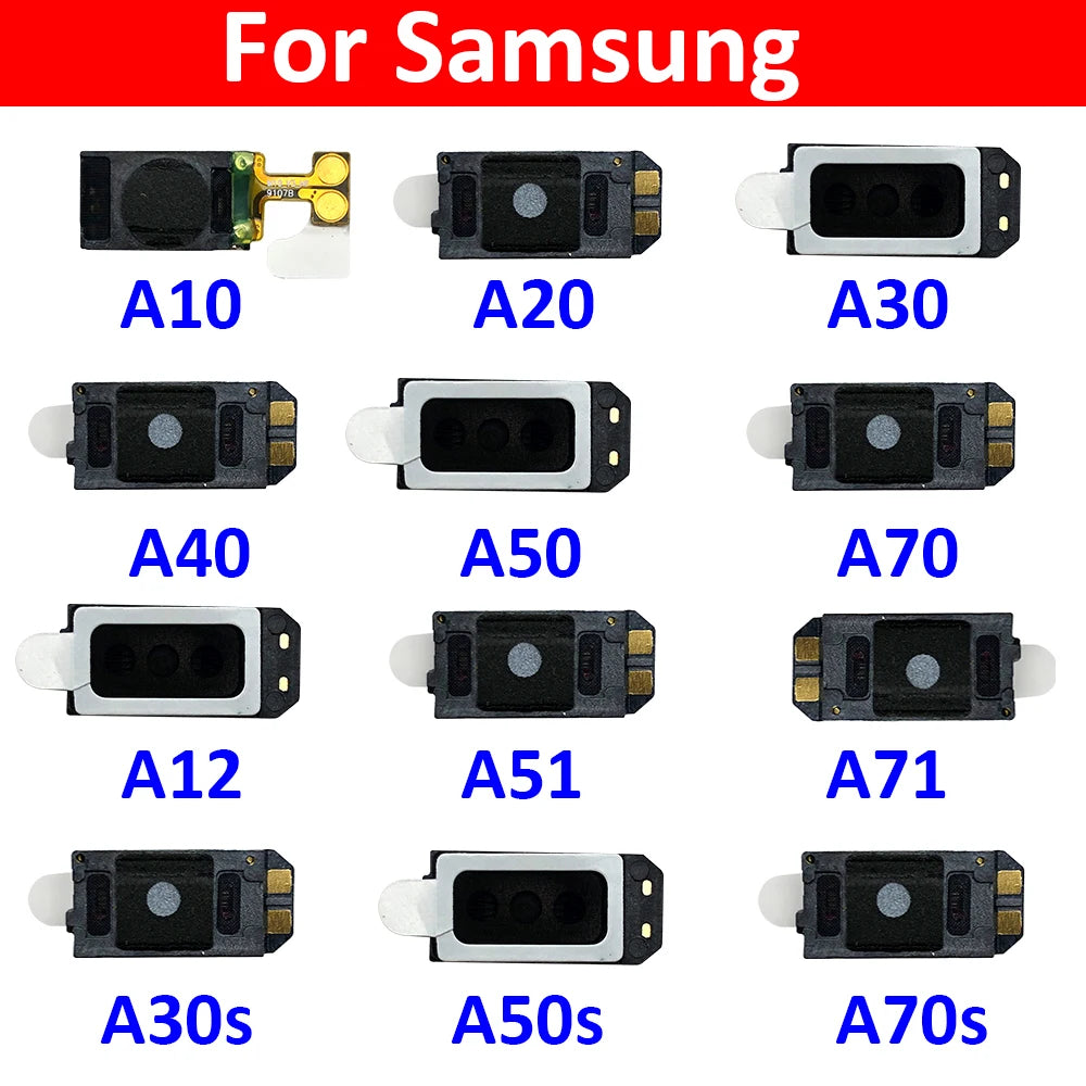 New For Samsung A10 A12 A20 A30 A50 A50S A51 A70 A70S A71 A30S A90 A32 4G 5G M51 Earpiece Ear Speaker Sound Receiver Flex Cable Samsung phone repair parts