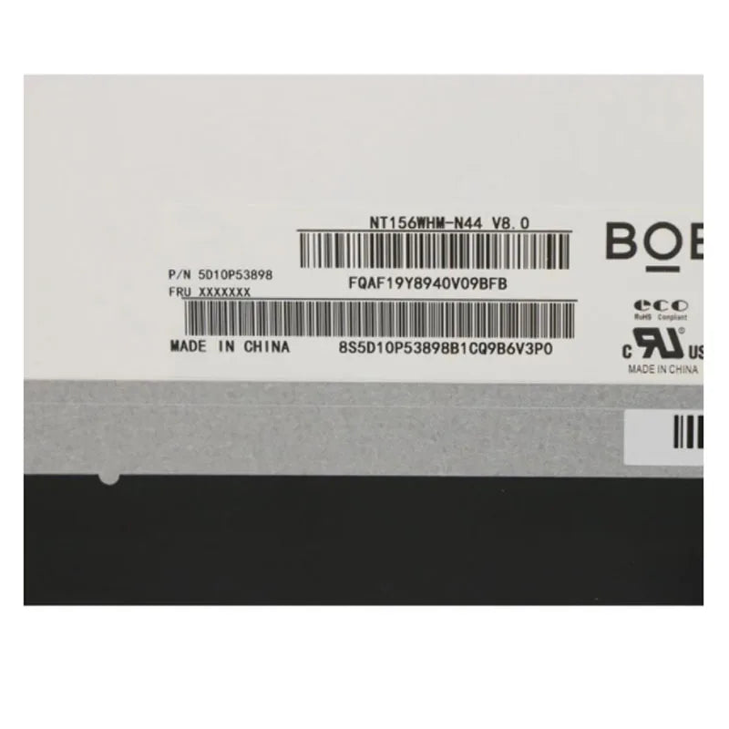 NT156WHM-N44 V8.0 B156XTN08.1 NT156WHM-N34 B156XTN08.0 N156BGA-EA3 15.6' LCD Display Laptop Matrix 1366*768 EDP 30 Pins