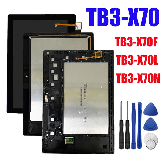 LCD For Lenovo Tab 3 10 Plus ZA0Y ZA0X TB3-X70L TB3-X70F TB3-X70N TB3-X70 LCD Display Touch Screen Digitizer Assembly +TOOLS Lenovo tablet repair parts