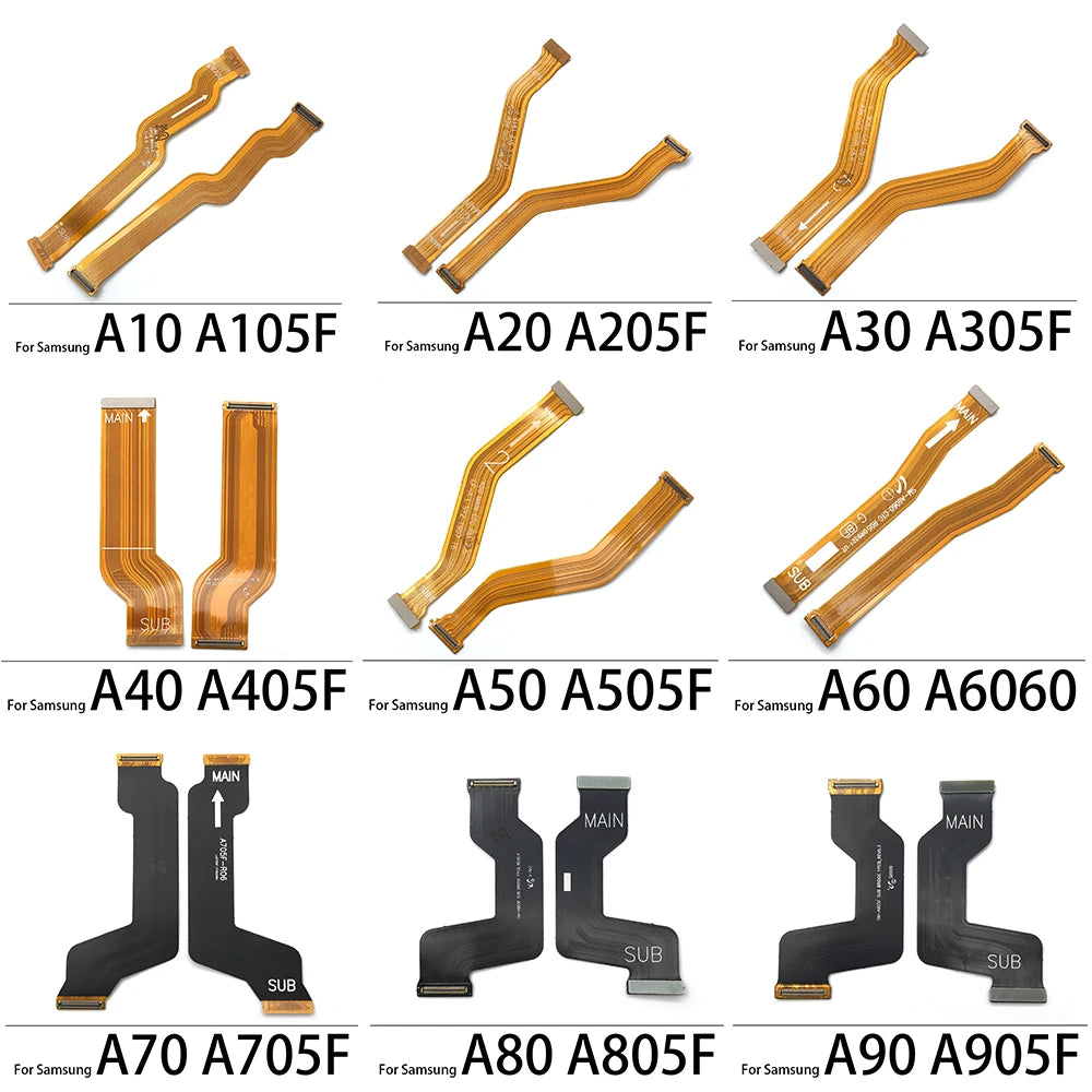 New For Samsung A10 A20 A30 A40 A50 A60 A70 A80 A90 Main Board Motherboard FPC LCD Display Connect Mainboard Flex Cable Samsung phone repair parts