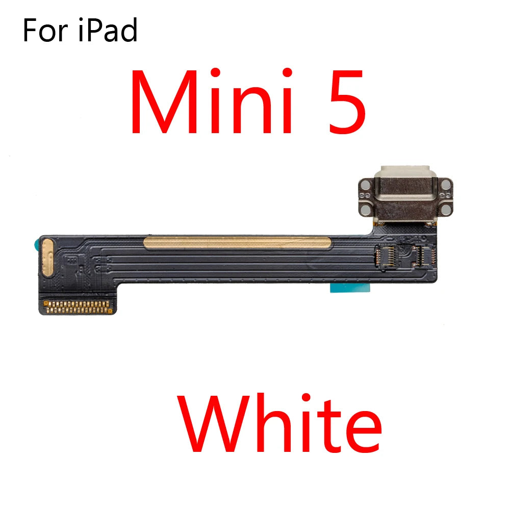 USB Charger Connector Port Plug Flex Cable For iPad Mini 1 2 3 4 5 Power Charging Dock Port Flex Repair Parts  iPad repair parts