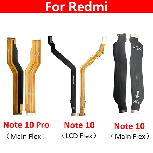 New Main Flex Cable For Redmi Note 10 Pro Connect Mainboard Motherboard To LCD Screen Ribbon Replacement Parts Redmi phone repair parts