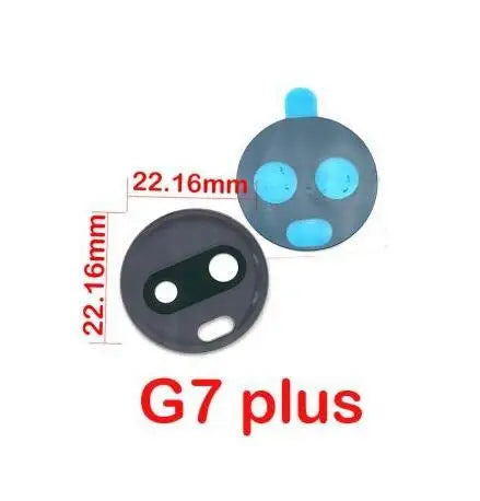 New For Motorola Moto G4 G5 G5s G6 G7 Play Plus Power Back Rear Camera Glass Lens With Sticker Replacement Motorola phone repair parts