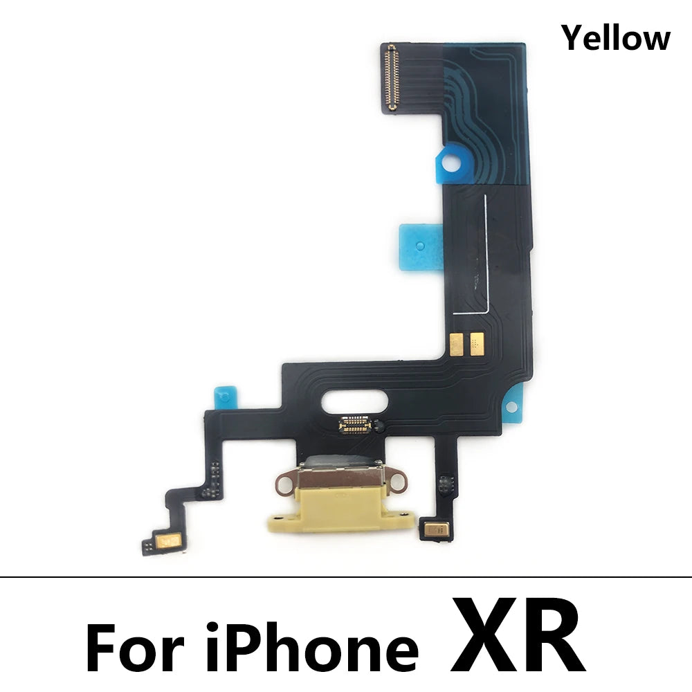 New USB Charging Port Board Flex Cable Connector Parts For Iphone X XR XS Max Microphone Module iPhone phone repair parts