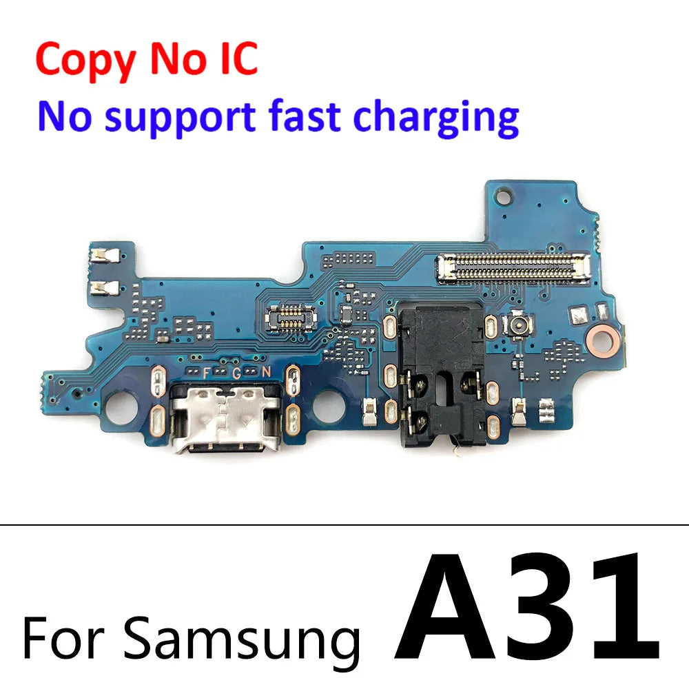 USB Charger Dock Connector Charging Board Port Flex Cable For Samsung A10 A10S A20 A20S A21S A30 A30S A40 A50 A50S A12 A02s A02 Samsung phone repair parts