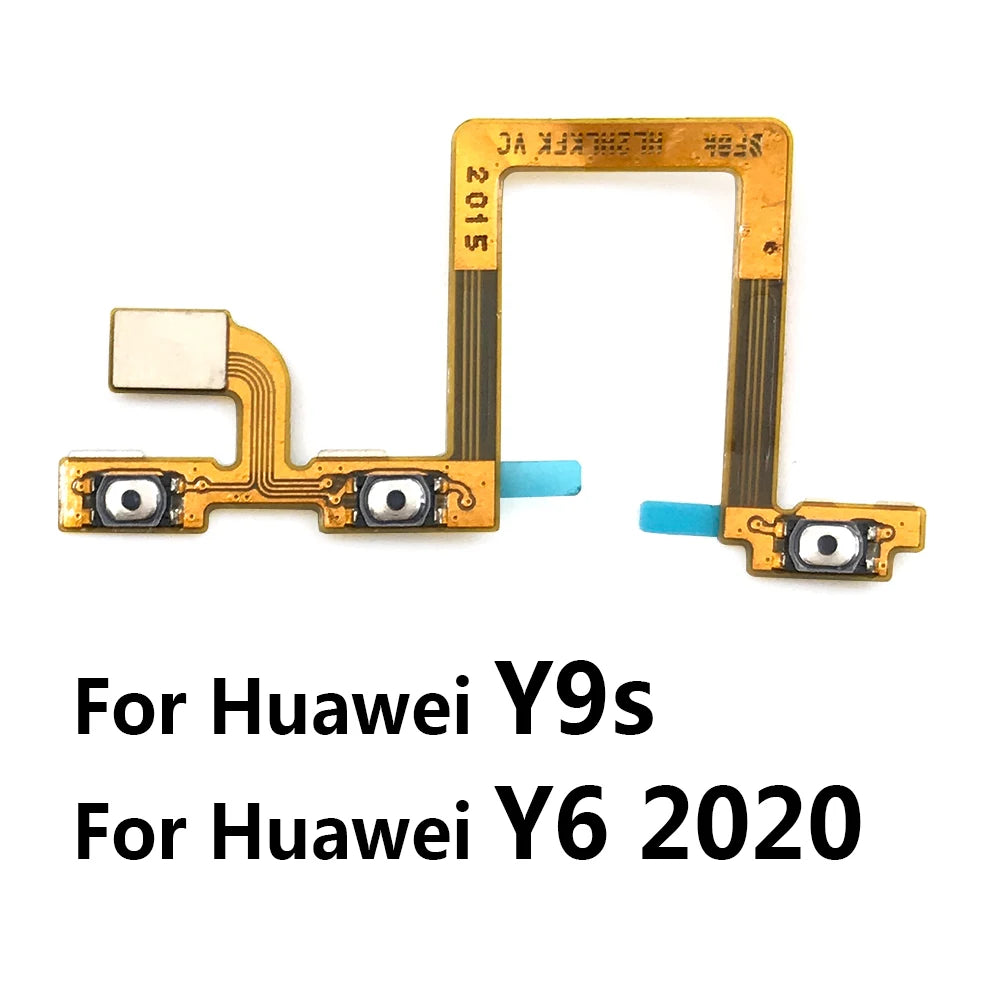 10Pcs, Power On Off Volume Side Button Key Flex Cable For Huawei Y6 Y7 Y9 Prime 2017 2018 2019 Y6s Y6P Y7A Y7P Y8S Y8P Y9S Y9A Huawei phone repair parts