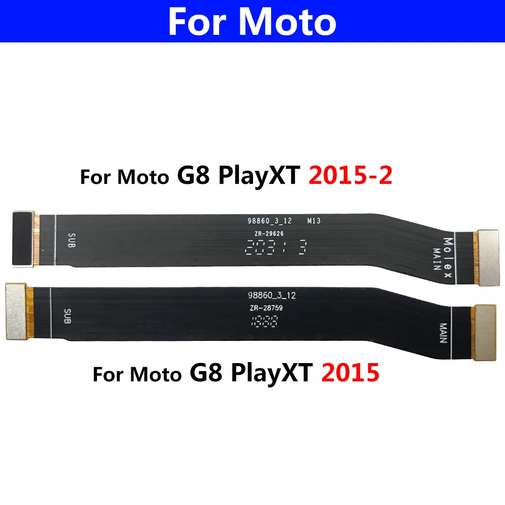 10pcs Main Board Mainboard Connect Flex Cable For Motorola Moto G8 G9 Plus Play Power One Hyper Macro Vision Fusion Plus Motorola phone repair parts