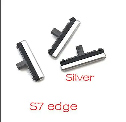 50Pcs/Lot, SIde Volume Button + Power ON / OFF Buttton Key Set For Samsung S7 Edge J5 J7 2016 Metal J510 J710 / J5 J7 2018 Pro J Samsung phone repair parts