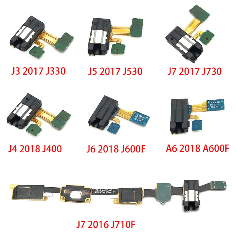 Earphone Headphone Audio Jack Micophone Flex Cable For Samsung J4 J6 J8 A6 2018 Plus J600 J400 J810 A600 J3 J5 J7 2017 J530 J730 Samsung phone repair parts