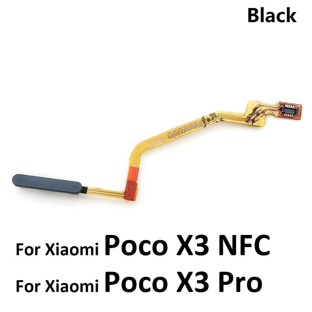 New Fingerprint Scanner For Xiaomi Poco M3 F3 X3 GT Pro Home Button Fingerprint Menu Return Key Sensor Flex Cable For Redmi 9T  Xiaomi  Xiao mi phone repair parts