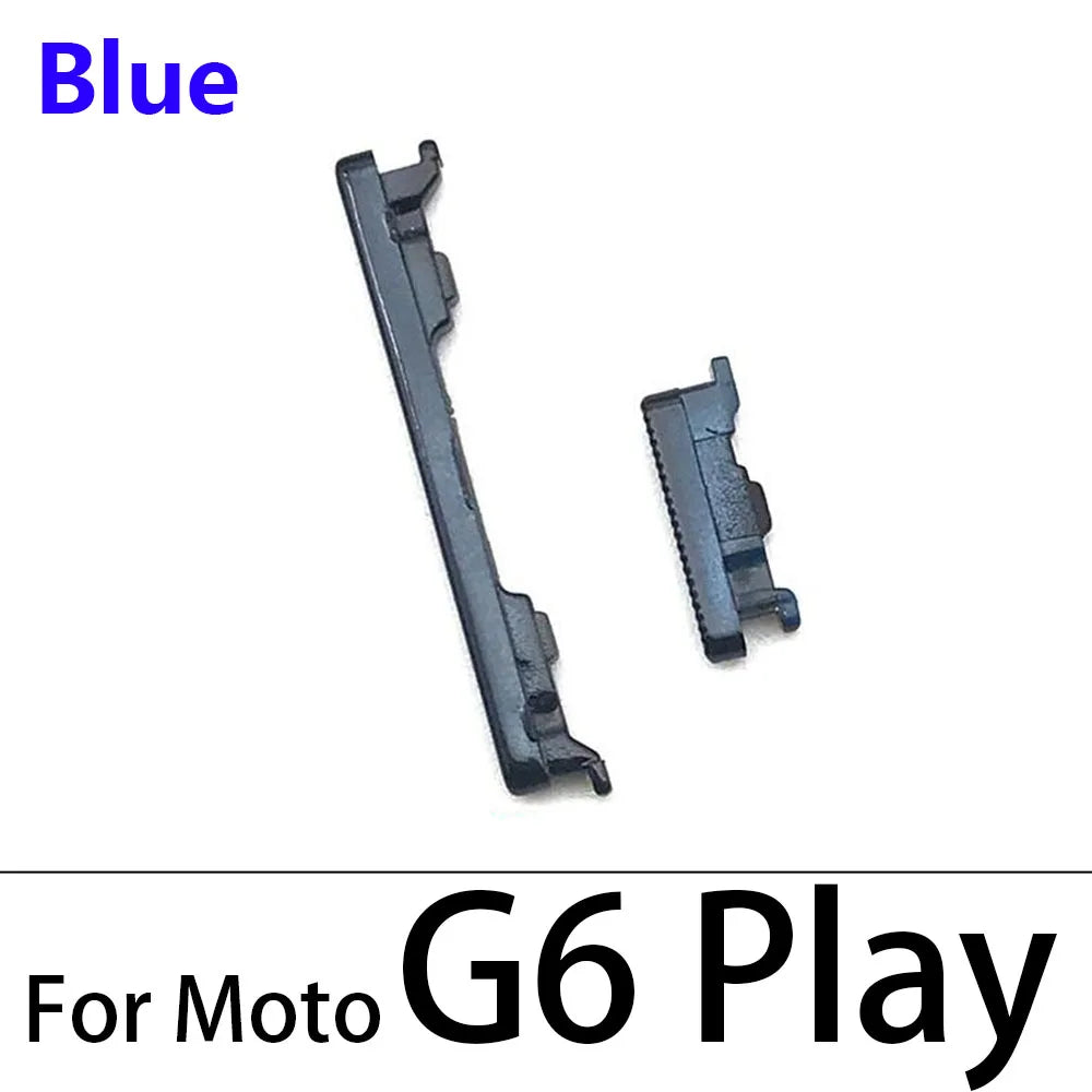 New For Motorola Moto G6 Play G4 G5 G5S G6 Plus Volume Power Button Side Key Motorola phone repair parts