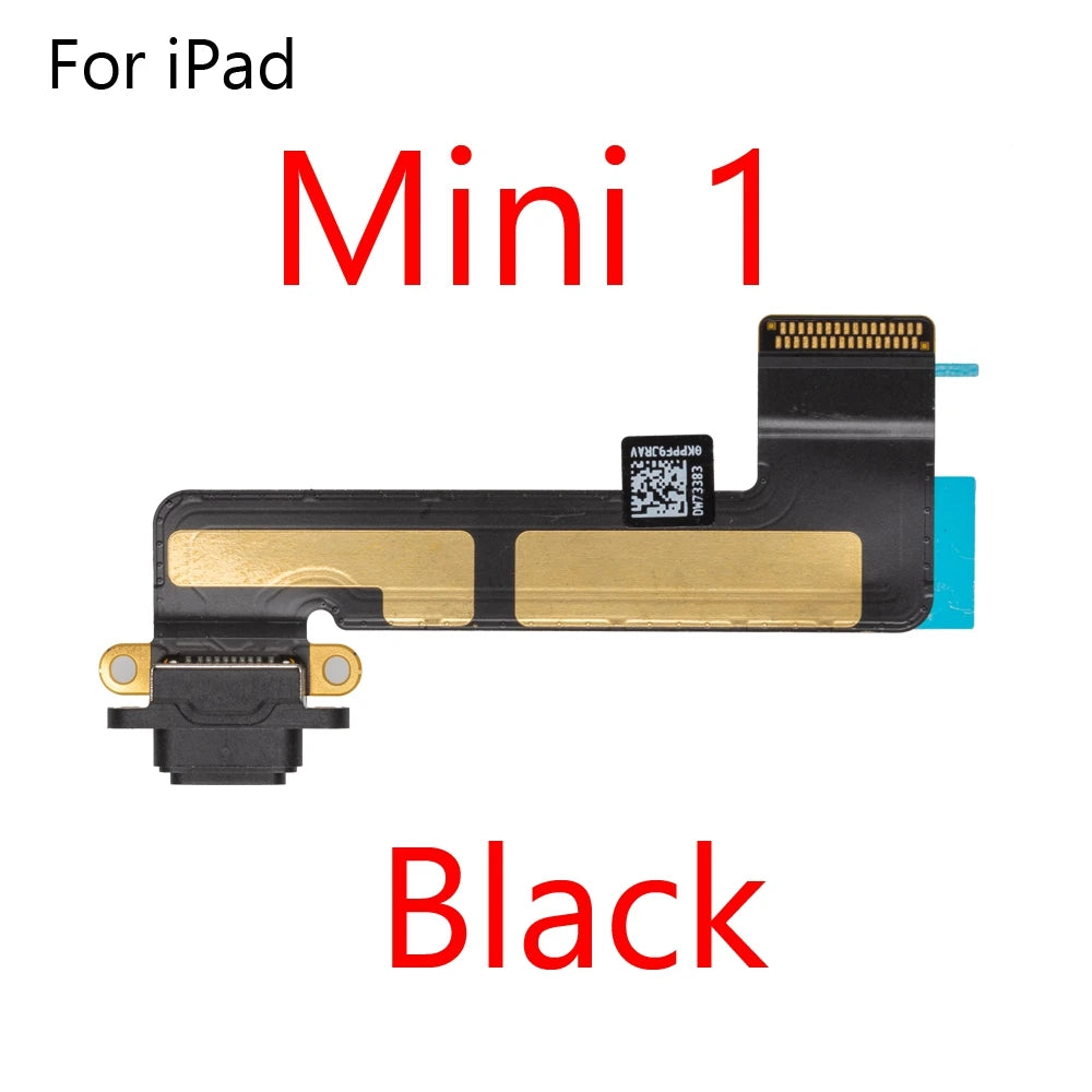 USB Charger Connector Port Plug Flex Cable For iPad Mini 1 2 3 4 5 Power Charging Dock Port Flex Repair Parts  iPad repair parts