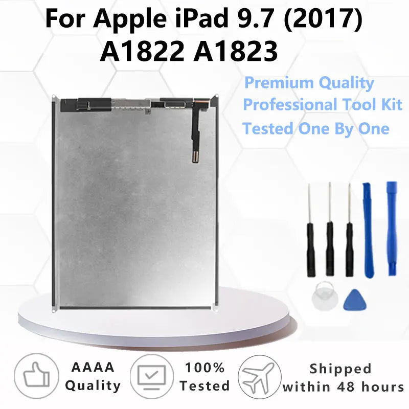 New Display For iPad 9.7  2017  LCD Display For iPad Pro A1822 A1823LCD Screen Digitizer Tablet Parts  iPad repair parts