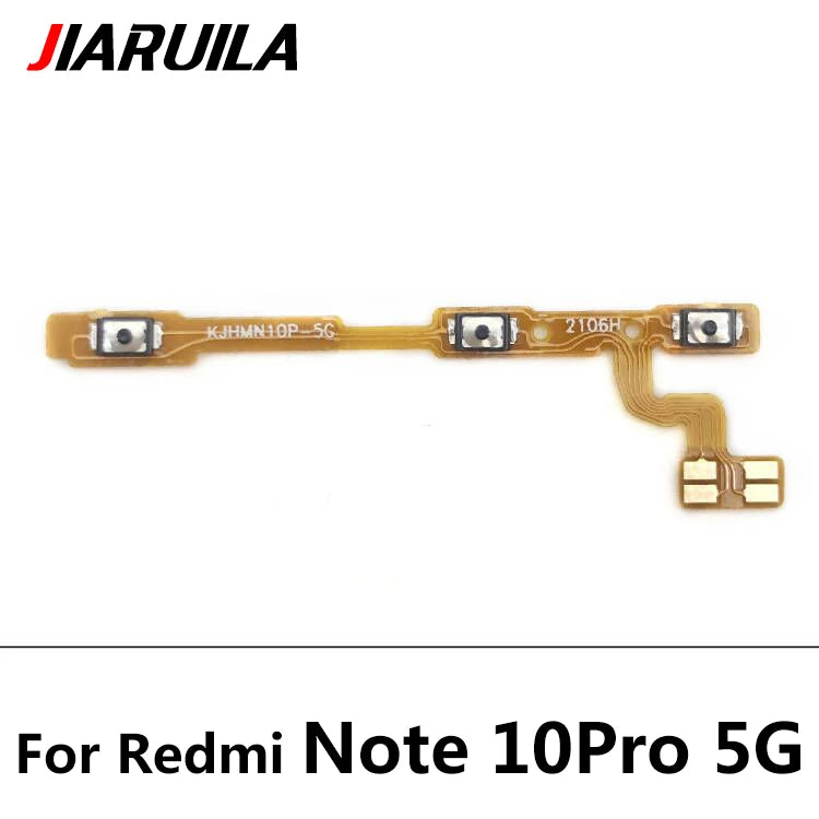 Volume Button Power Switch On Off Button Flex Cable For Xiaomi Redmi Note 3 4 4X 5 5A 6 7 8 8T 9 9T 10 Pro 9s 5G Power Key Xiaomi  Xiao mi phone repair parts