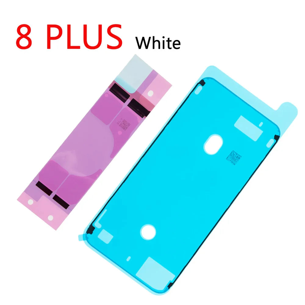 2pcs/set Battery Adhesive Sticker Strips + LCD Display Waterproof Seal Adhesive Sticker for iPhone 6S 7 8 Plus X iPhone phone repair parts