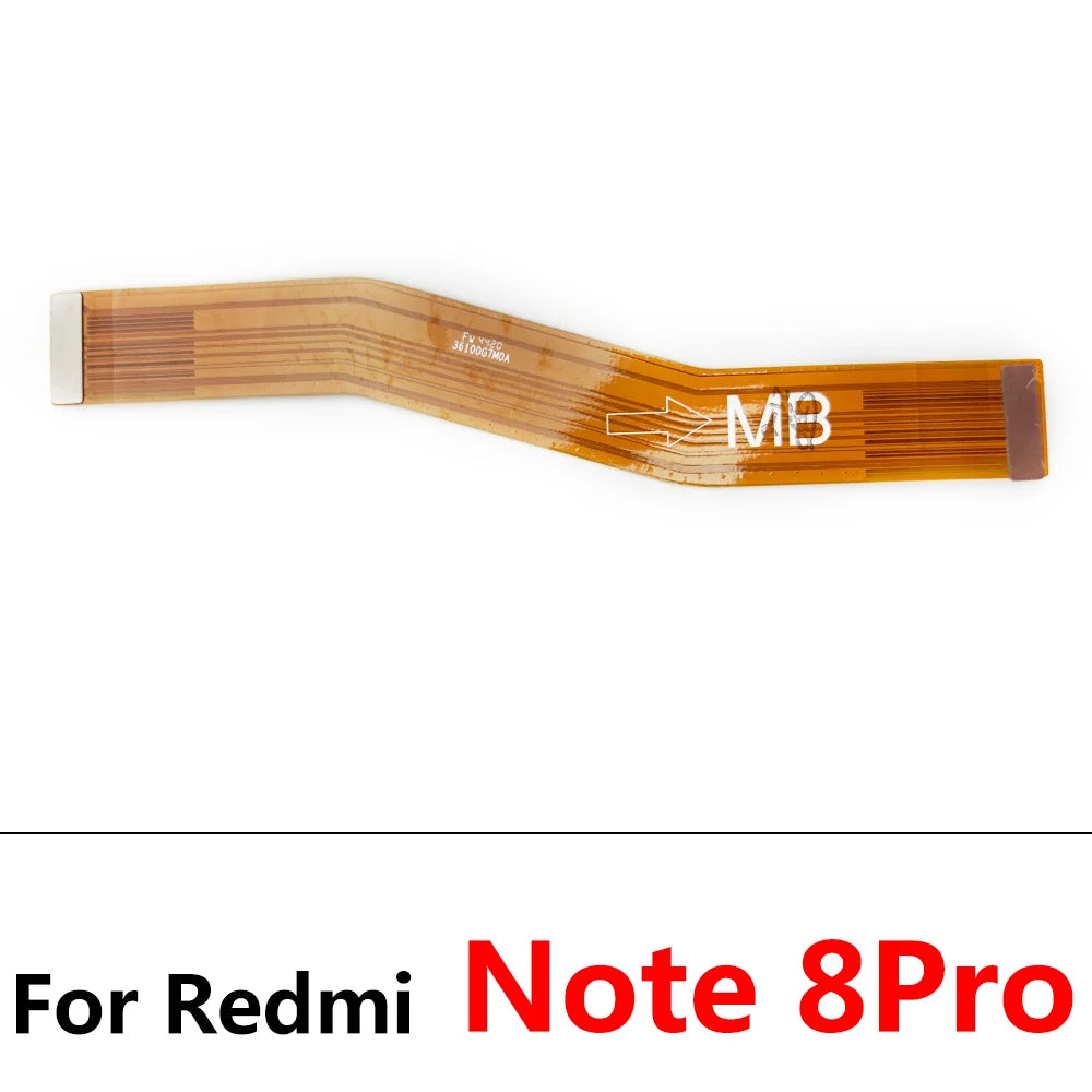 10Pcs/Lot, Main Board Motherboard Mainboard Flex Cable For Xiaomi Redmi 9 9A 9C 6 6A 8A Note 10 8 7 6 Pro Note 11 4G 5G  Xiaomi  Xiao mi phone repair parts