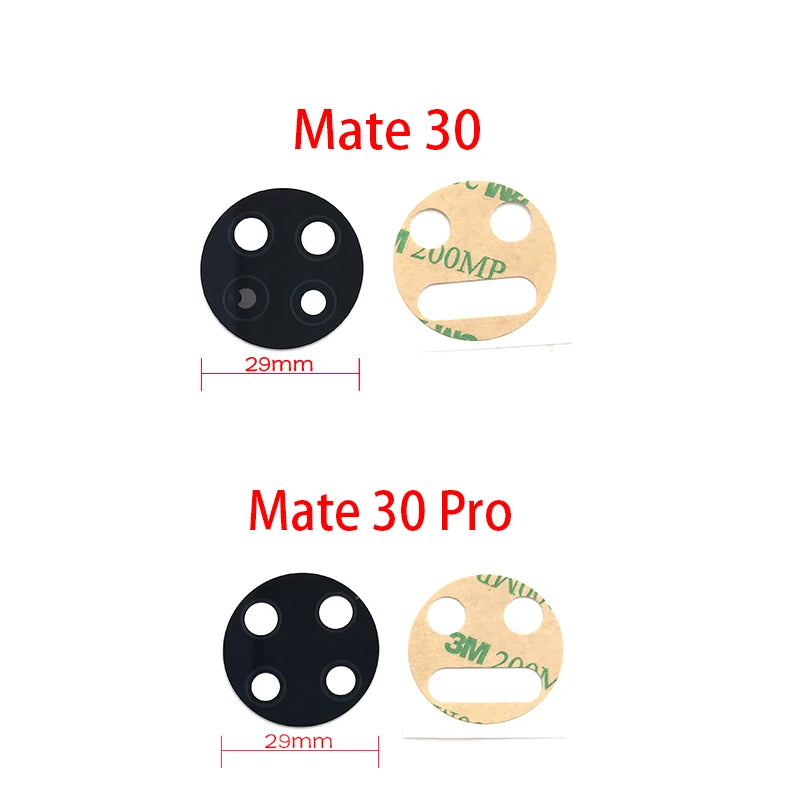 10Pcs/Lot, Rear Back Camera Lens Glass For Huawei Mate 10 30 20 40 50 Pro Lite 20X With Sticker Huawei phone repair parts