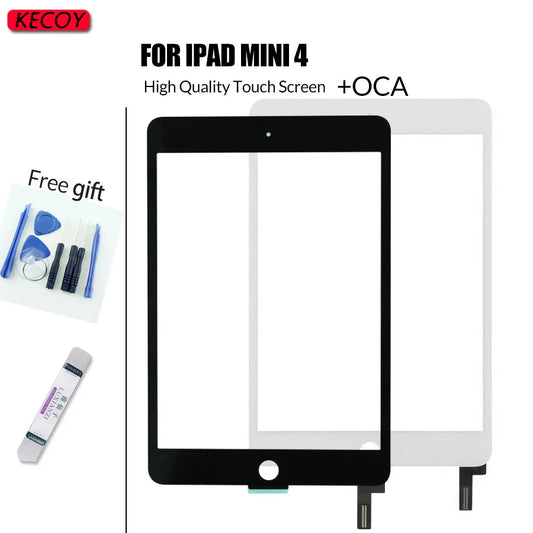 1Pcs Orginal Touchscreen For iPad Mini4 Outer Touch Screen A1538 A1550 Front Glass Digitizer Panel Repair Replacement With Oca  iPad repair parts