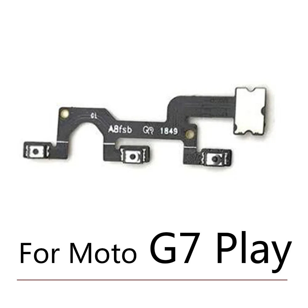 Power On Off Volume Button Flex Cable For Motorola Moto G5 G5s G6 G4 G8 G7 G9 Plus Play Power Lite Motorola phone repair parts