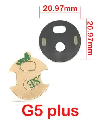 New For Motorola Moto G4 G5 G5s G6 G7 Play Plus Power Back Rear Camera Glass Lens With Sticker Replacement Motorola phone repair parts