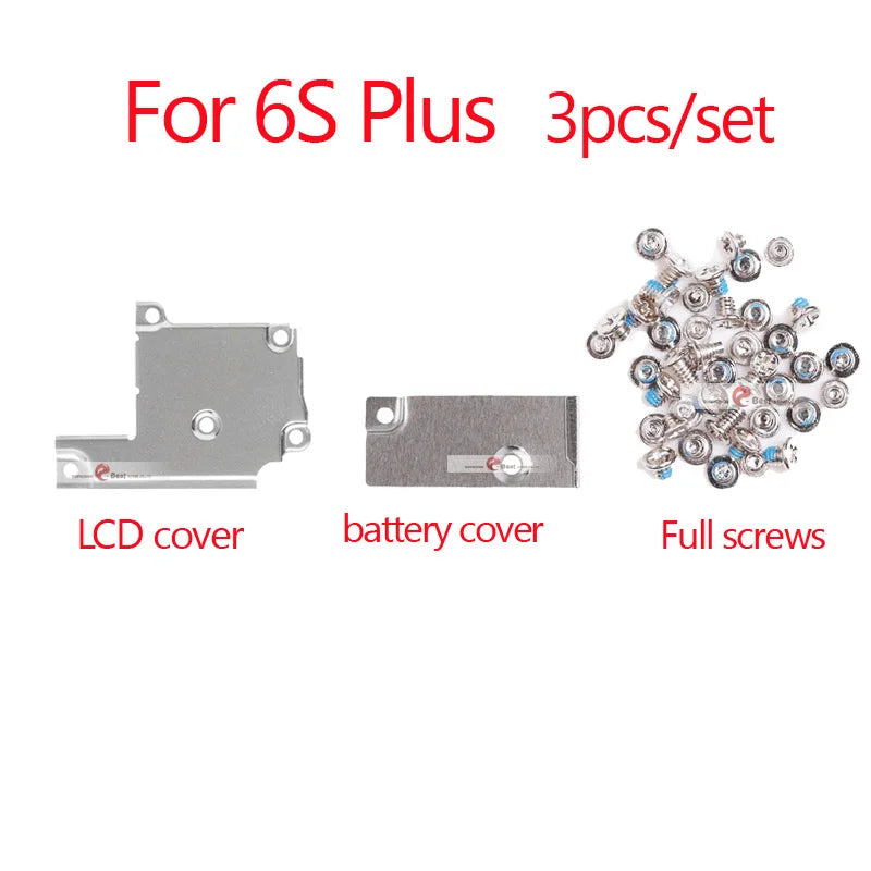 3pcs  LCD Cover Plate + Full Screw For iPhone 7 6 8 6S Plus 5 5S XS max Front Camera Lcd Touch Screen Metal Holder Bracket iPhone phone repair parts
