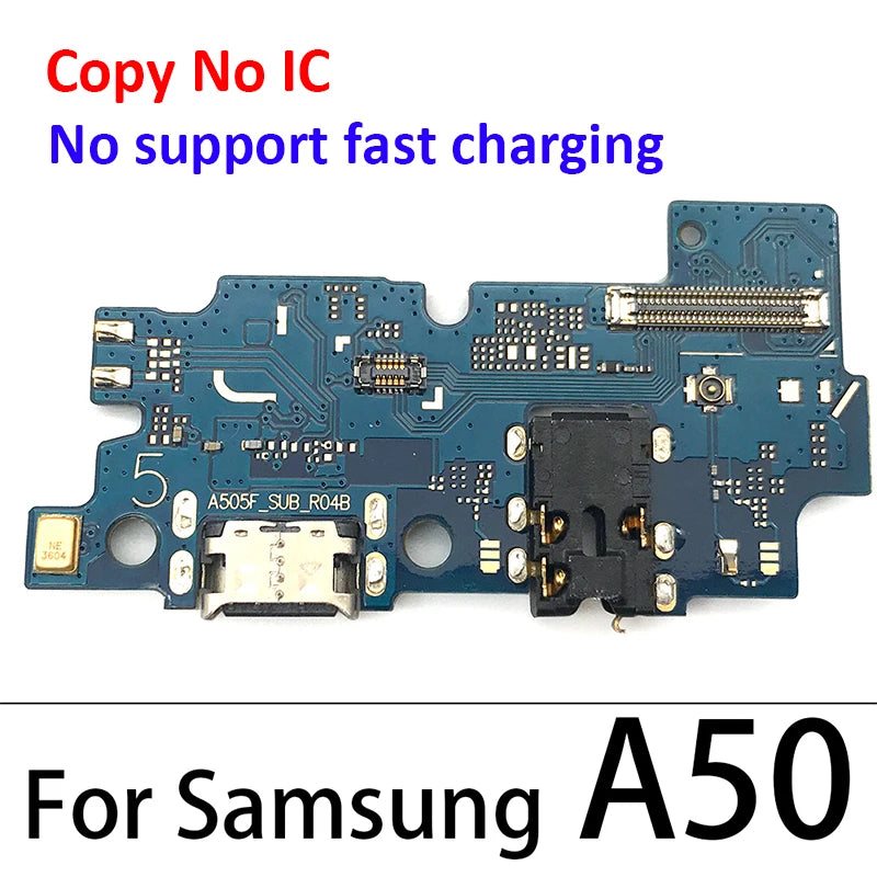 USB Charger Dock Connector Charging Board Port Flex Cable For Samsung A10 A10S A20 A20S A21S A30 A30S A40 A50 A50S A12 A02s A02 Samsung phone repair parts