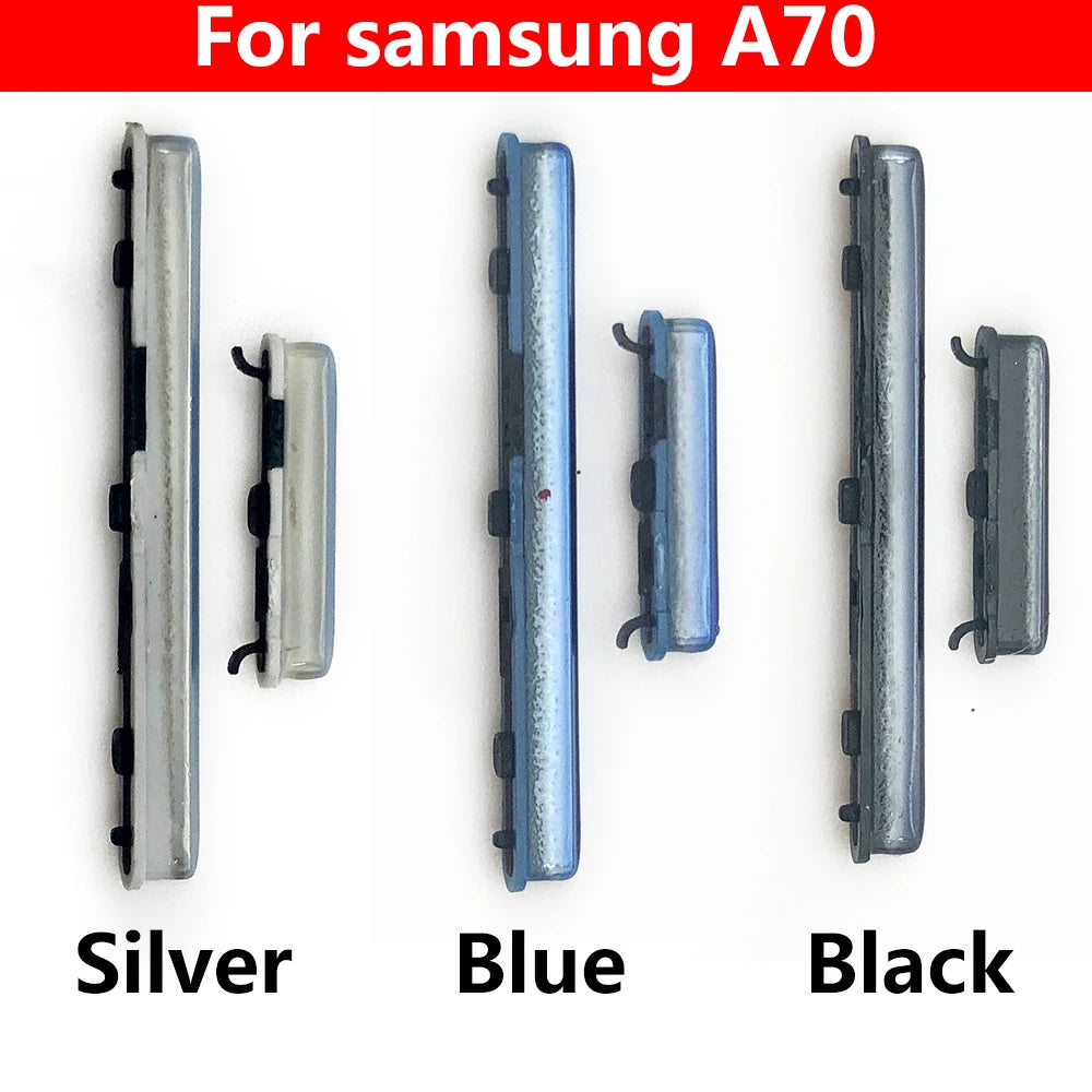10Pcs/Lot, SIde Volume Button Power ON / OFF Buttton Key Set For Samsung A31 A315F A51 A515F A70 A705F A71 A71 Replacement Part Samsung phone repair parts