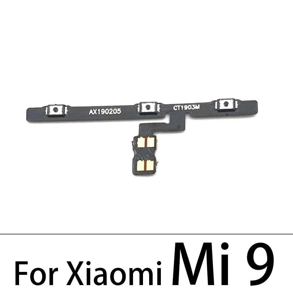 Power On Off Volume Side Button Key Flex Cable For Xiaomi Mi 8 9 se 11 Lite / Mi 9T 10T 10 Note 10 Pro Lite Replacement parts  Xiaomi  Xiao mi phone repair parts
