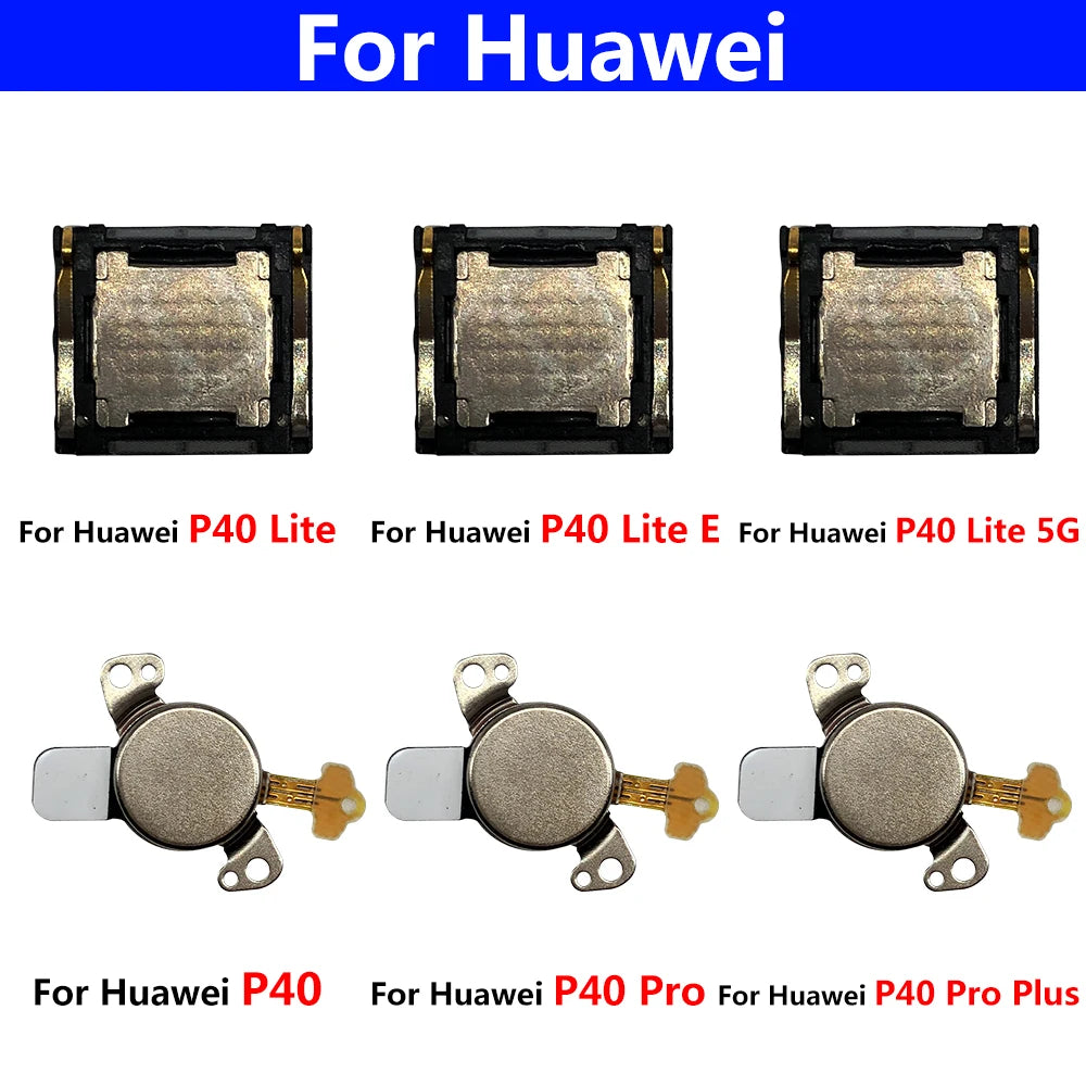Earpiece Ear Speaker Sound Receiver Flex Cable For Huawei P9 P10 Plus P20 P30 Lite P40 Pro Lite E 5G Plus Replacement Part Huawei phone repair parts