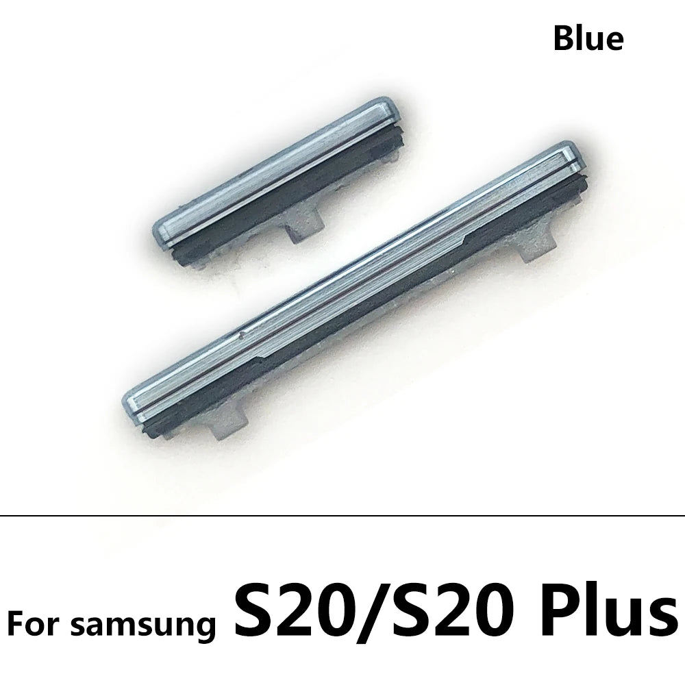 10Pcs/Lot, New Power Button + Volume Side Button For Samsung S20 / S20 Plus / S20 Ultra / S20 Fe Samsung phone repair parts