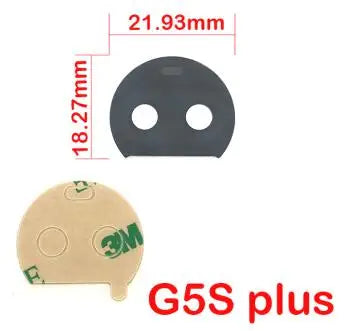 New For Motorola Moto G4 G5 G5s G6 G7 Play Plus Power Back Rear Camera Glass Lens With Sticker Replacement Motorola phone repair parts