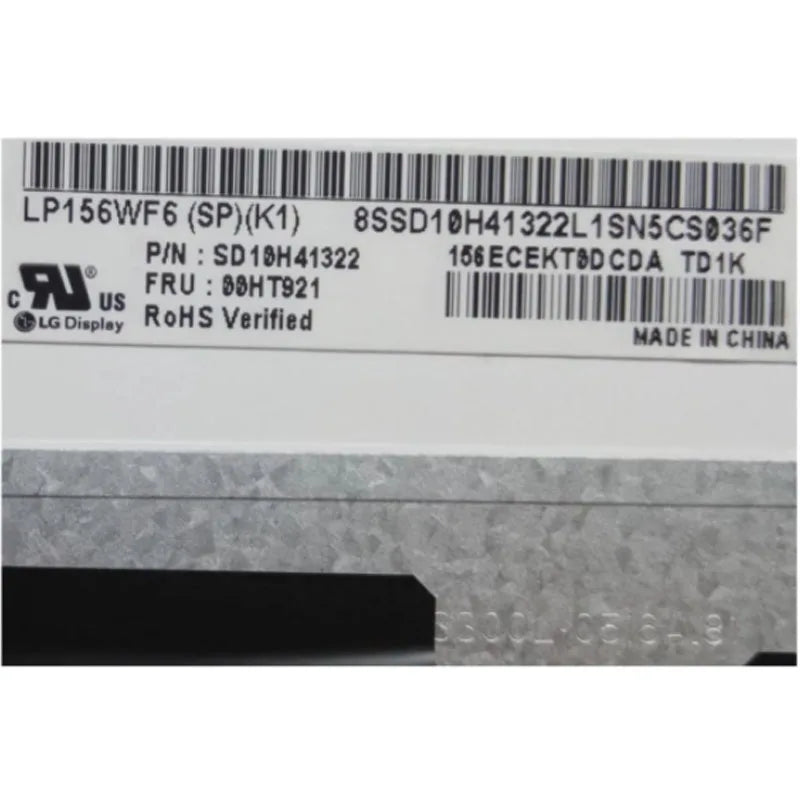 15.6 Slim 30 Pin Screen IPS Panel For LP156WF4 LP156WF6 SPP1 SPK1 SPK2 SPK3 SPK6 SPC1 SPB1 SPL1 SPA1 B156HAN01.2 Laptop Screen
