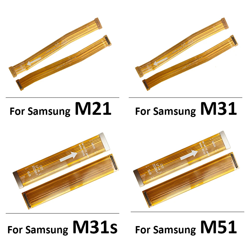 Main Board Mainboard LCD Connector Flex Cable For Samsung M10 M20 M30 M21 M31 M31S M51 M52 M62 M32 M21s M30s M22 M53 M54 5G Samsung phone repair parts