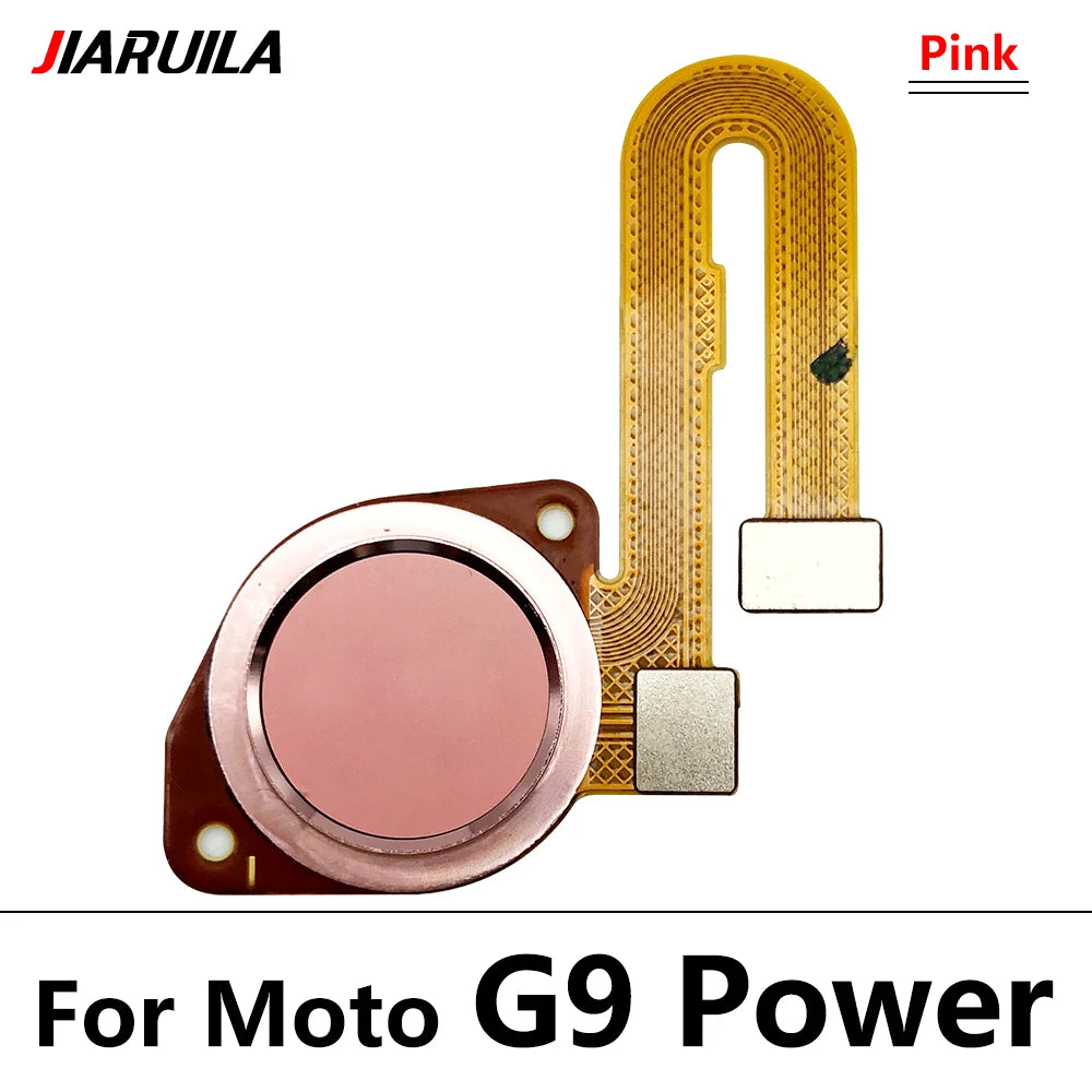 10Pcs/Lot, New For Motorola Moto G9 Plus Power Home Button FingerPrint Touch ID Sensor Flex Cable Ribbon Replacement Parts Motorola phone repair parts