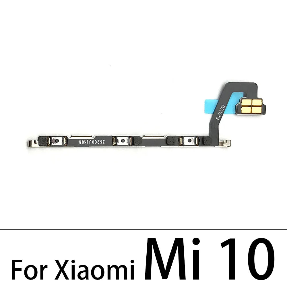 Power On Off Volume Side Button Key Flex Cable For Xiaomi Mi 8 9 se 11 Lite / Mi 9T 10T 10 Note 10 Pro Lite Replacement parts  Xiaomi  Xiao mi phone repair parts