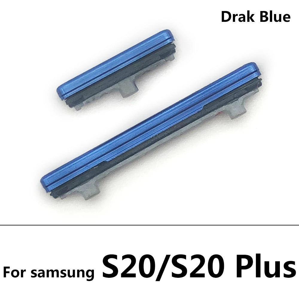10Pcs/Lot, New Power Button + Volume Side Button For Samsung S20 / S20 Plus / S20 Ultra / S20 Fe Samsung phone repair parts