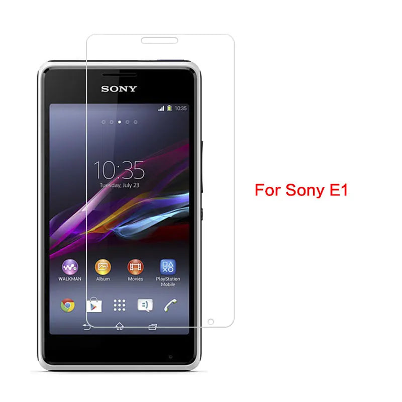 Tempered Glass Film For Sony T2 T3 C3 C4 C5 E1 E3 E4 E4G E5 X/XP XZ Premuium Screen Protector Front Clear Glass Film + Cloth Sony phone repair parts