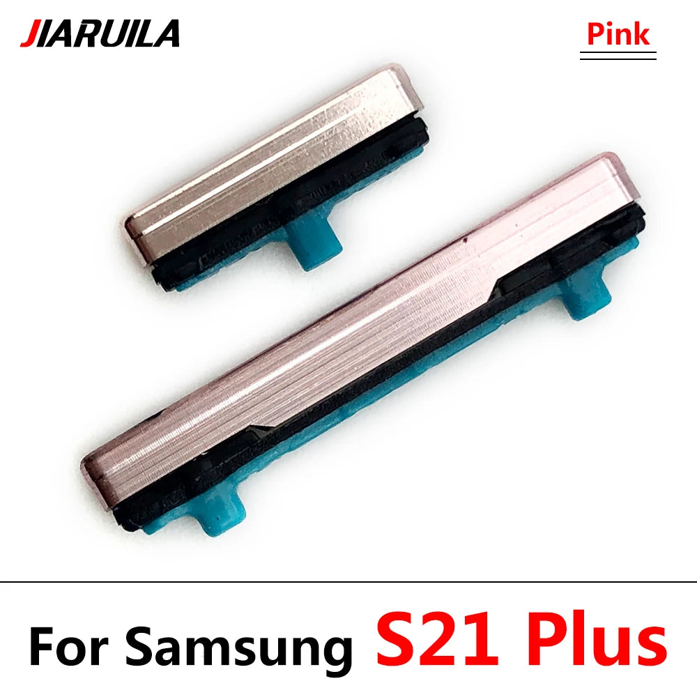 10Pcs, Side Keys Key Power and Volume Buttons Button For Samsung S21 / S21 Plus / S21 Ultra / S21 Fe Replacement Parts Samsung phone repair parts