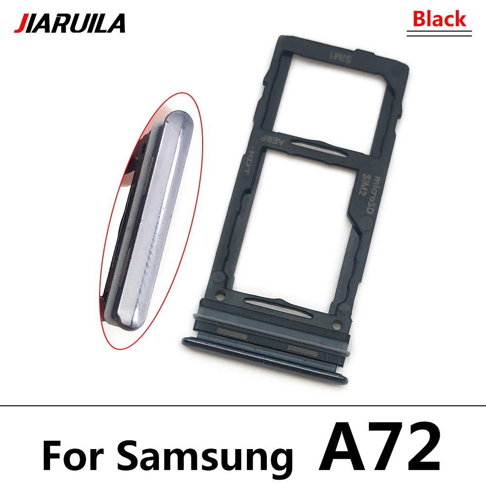 New Sim Card Tray Reader Socket Slot Holder For Samsung A32 A52 A72 4G 5G Replacement Part Samsung phone repair parts