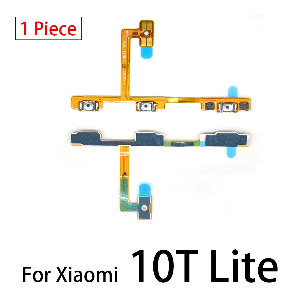 Power On Off Volume Side Button Key Flex Cable For Xiaomi Mi 8 9 se 11 Lite / Mi 9T 10T 10 Note 10 Pro Lite Replacement parts  Xiaomi  Xiao mi phone repair parts