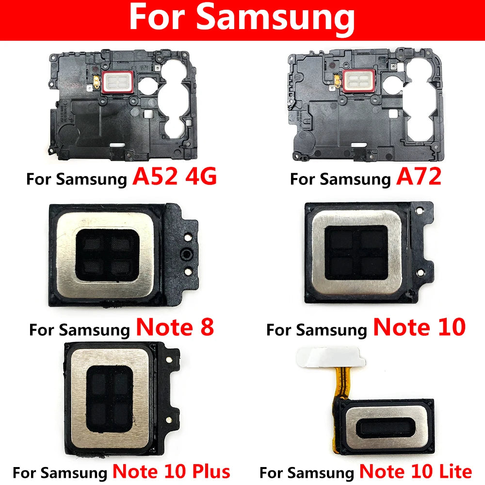 New Ear Earpiece Speaker For Samsung A52 A72 Note 8 9 10 20 Plus Ultra 4G 5G Earphone Top Receiver Samsung phone repair parts