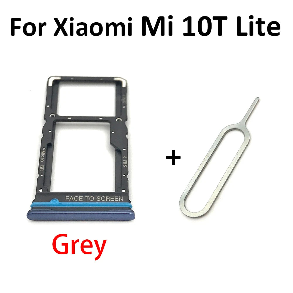 New For Xiaomi Redmi K20 K20 Pro For Xiaomi Mi 9T SIM Card Tray Slot Holder For Xiaomi Mi 10 Mi10 Pro 10T Lite Poco X3 Xiaomi  Xiao mi phone repair parts