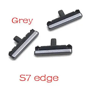 50Pcs/Lot, SIde Volume Button + Power ON / OFF Buttton Key Set For Samsung S7 Edge J5 J7 2016 Metal J510 J710 / J5 J7 2018 Pro J Samsung phone repair parts