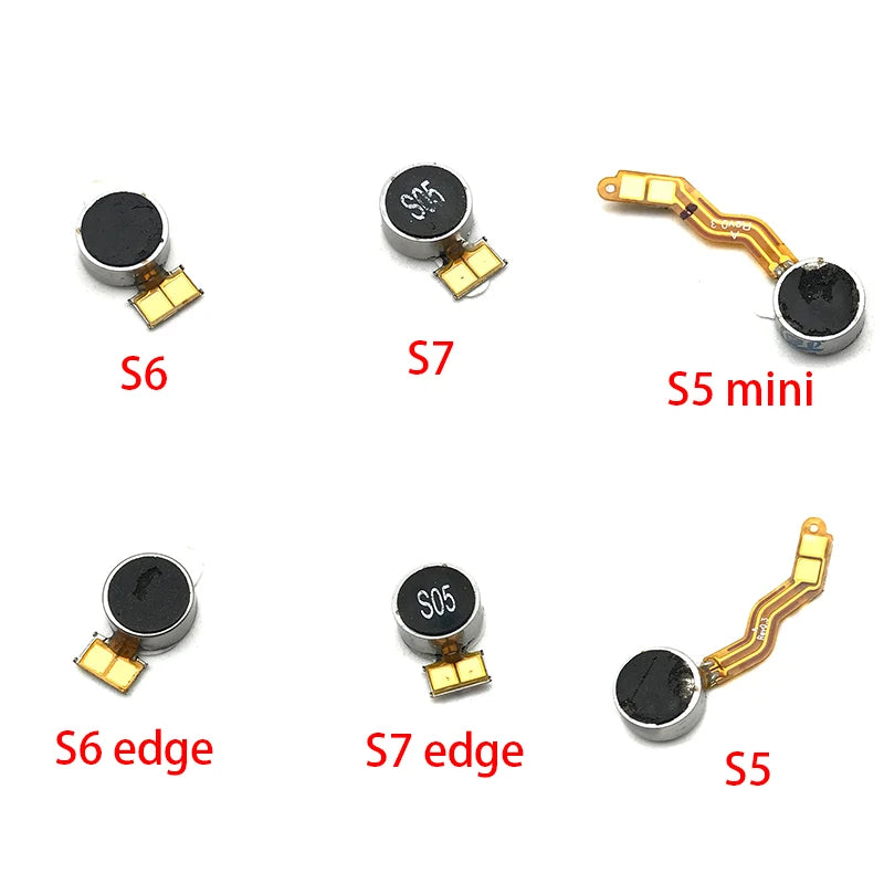 New Vibrator Motor Vibration Module Flex Cable For Samsung S5 mini S6 S7 Edge S8 S9 S10 Plus S10e Samsung phone repair parts