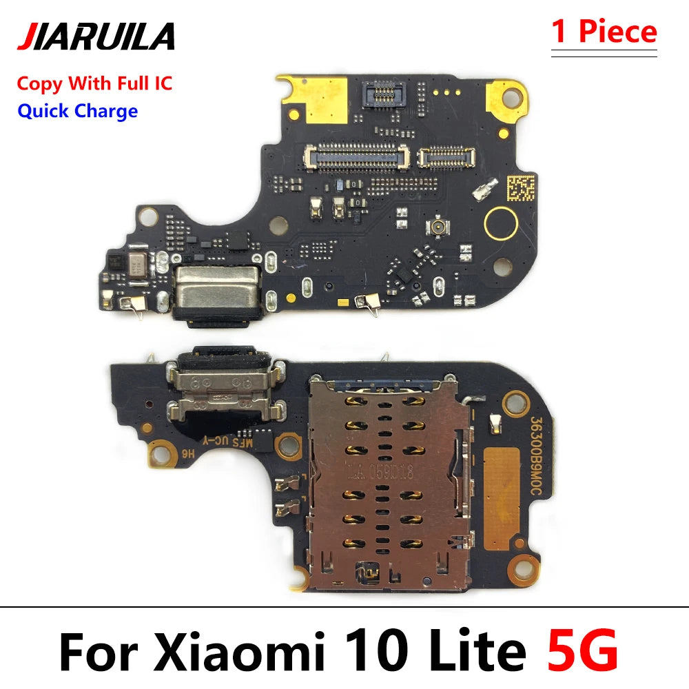10Pcs,Dock Connector USB Charger Charging Port Flex Cable Board For Xiaomi Mi 9T 10 10T 11 11T 12 12T 13 13T Lite Pro A1 A2 Lite  Xiaomi  Xiao mi phone repair parts